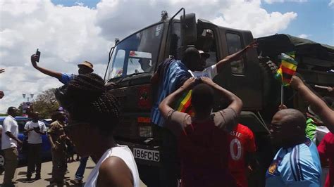 Anti Mugabe March In Bulawayo Zimbabwe 18112017 Protest Youtube