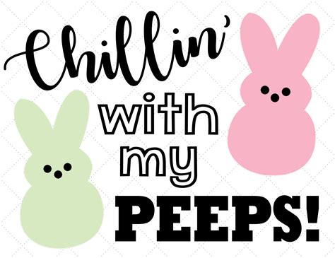 the phrase chillin'with my pees in black and pink