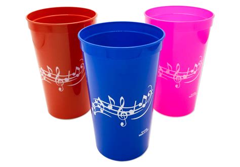 Plastic Music Cup Music In Motion