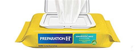 Preparation H Medicated Wipes For Hemorrhoids