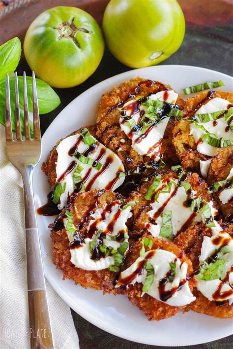 Fried green tomatoes are one southern food i can never get enough of. Southern Fried Green Tomatoes - Home & Plate
