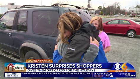 Kristens Month Of Giving Surprise Moves This Mom To Tears