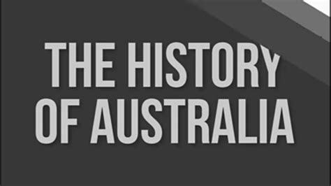 History Of Australia In Tamil Youtube