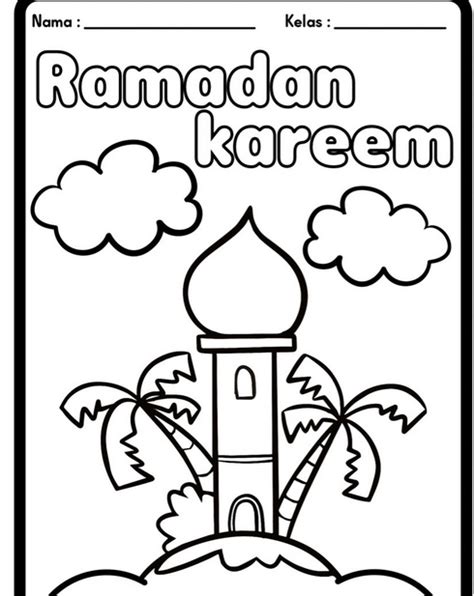 Himpunan Poster Mewarna Ramadhan