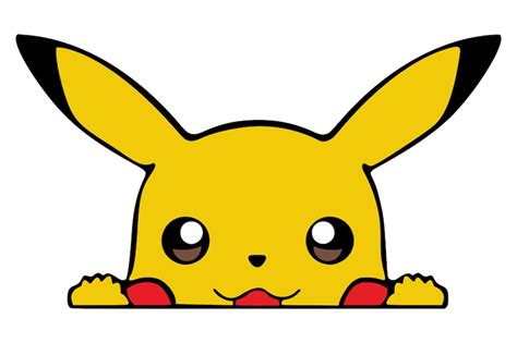 Pikachu Layered Svg Png Jpeg Pokemon Cricut Vector Cut Etsy