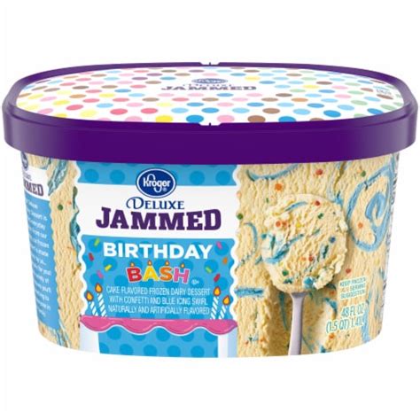 Kroger Jammed Birthday Bash Ice Cream Tub 48 Oz Ralphs