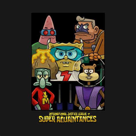 Internation Justice League Of Super Aquaintances Spongebob
