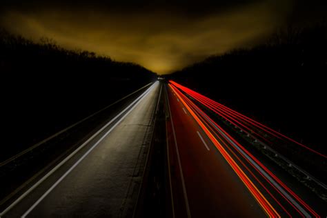 Time Lapse Night Road Wallpaper Hd Other 4k Wallpapers Images And