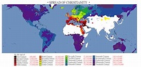 Spread Of Christianity - Vivid Maps