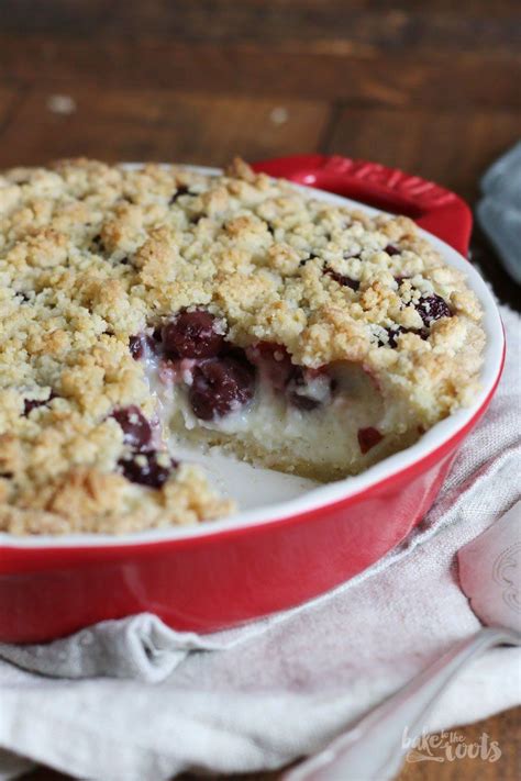 Cherry Custard Streusel Pie Bake To The Roots Recipe Cherry Custard Cherry Custard Pie
