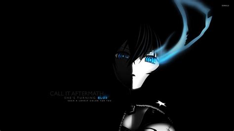 Black And Blue Anime Wallpapers Wallpaper Cave