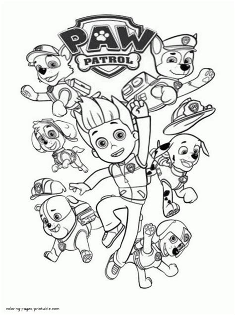 Free Printable Paw Patrol Coloring Pages | Free Printable