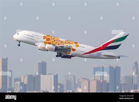 Dubai United Arab Emirates May 27 2021 Emirates Airbus A380