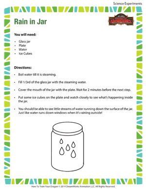 Jul 13, 2021 · clouds are made of water droplets. Rain in a Jar - Free Printable Science Experiments for Kids