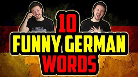 10 Funny German Words Youtube
