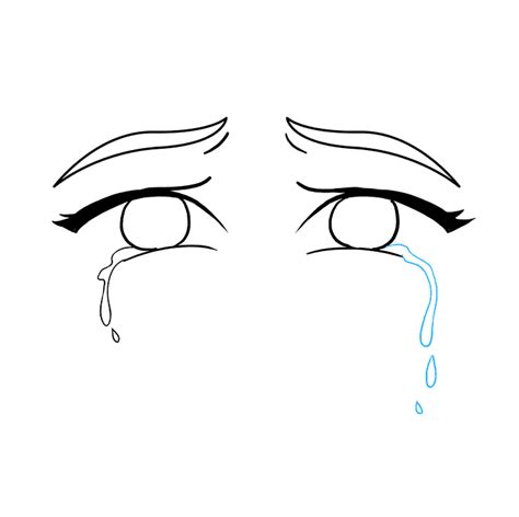 Crying Eyes Sad Anime Girl Crying Drawing Easy Jameslemingthon Blog