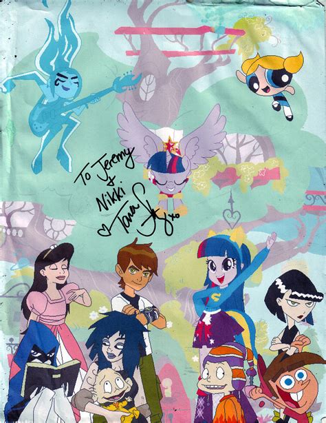 Tara Strong Autographed Picture By Dinalfos5 On Deviantart