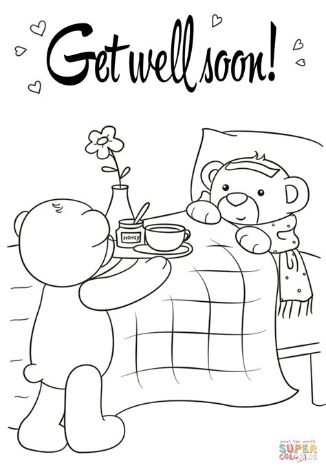 Free Printable Get Well Cards To Color Free Printable