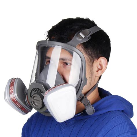 15 In 1 Full Face Gas Mask Facepiece Respirator Painting Spraying Mask