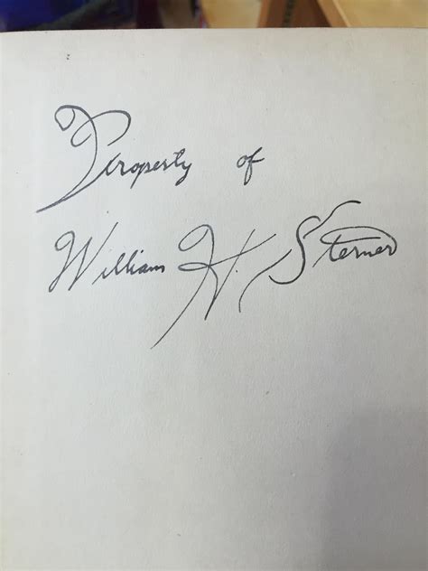 Lovely Signature Found In The University Of Chicago Biographical