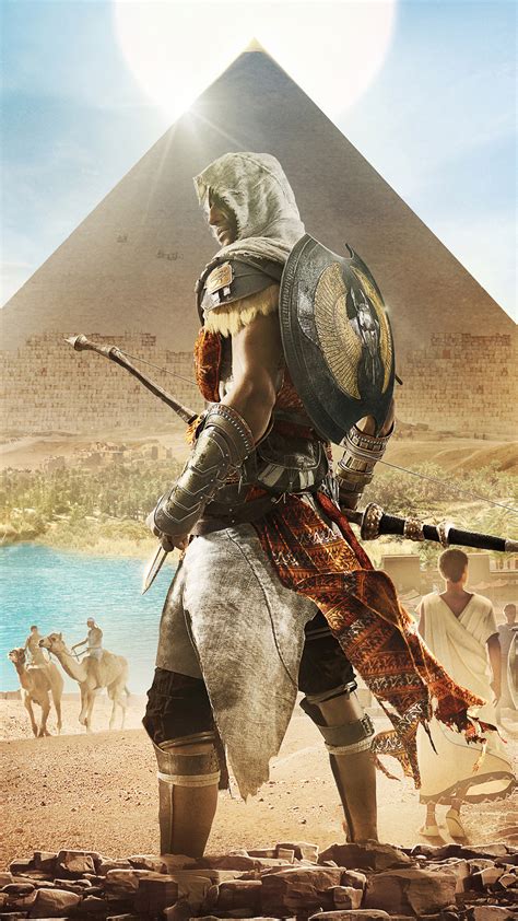 2160x3840 Assassins Creed Origins Bayek 4k Sony Xperia X Xz Z5 Premium Hd 4k Wallpapers Images