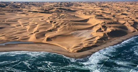 Namib Desert Meets The Atlantic Ocean Pics