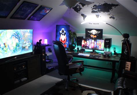 My Gaming Attic Room Tour Complete More Or Less Rbattlestations