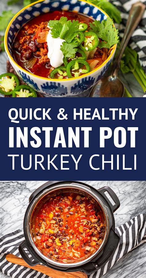 This recipe can easily be done in a regular ol' skillet on the stove. Quick & Healthy Instant Pot Turkey Chili -- this simple ...