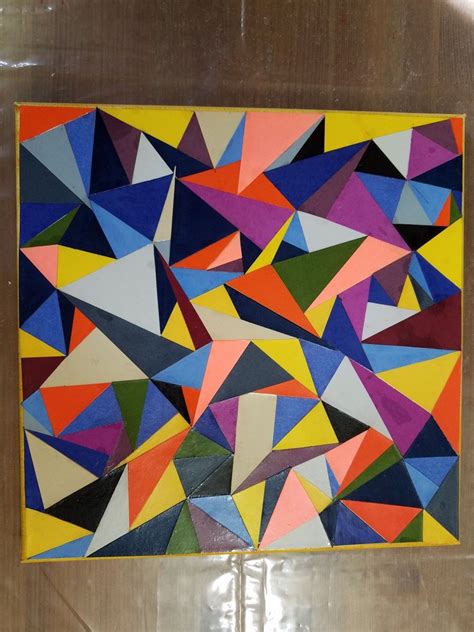 Triangles Artwork Art Quilts