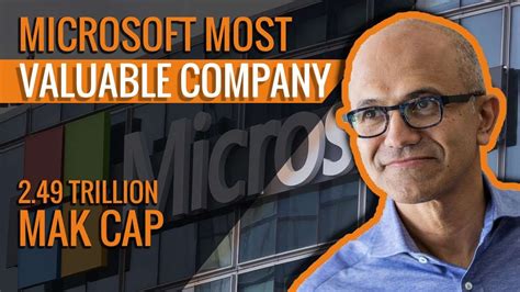 Microsoft Is The Most Valuable Company In The World Now The Time To
