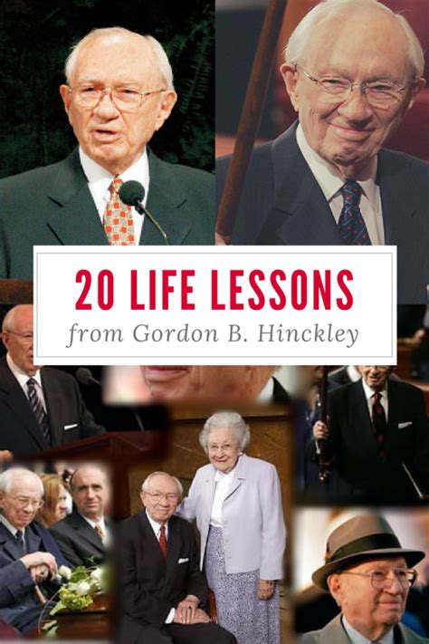 20 Timeless Life Lessons From Gordon B Hinckley Gordon B Hinckley