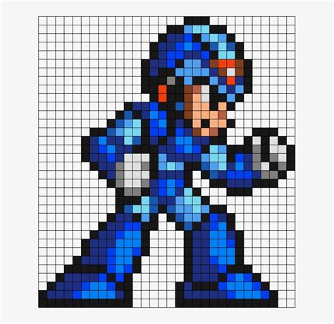 Mega Man Pixel Art Téléchargement Gratuit Pixelart123de