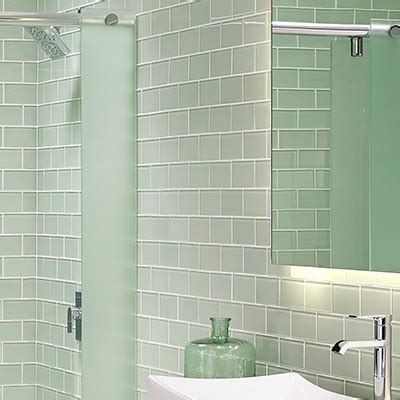 Subway tile fans can also customize their tiles with their choice of grout color. Bathroom Tile