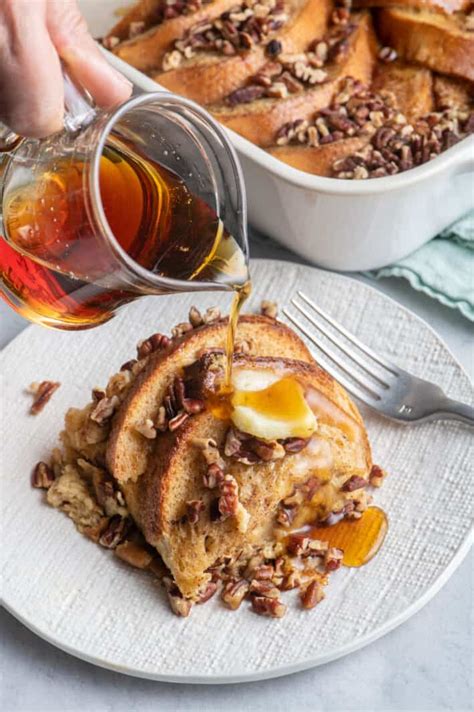 Overnight French Toast Brown Sugar Cinnamon And Pecans Feelgoodfoodie