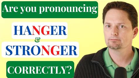 How To Pronounce Ng In English American Accent Training Youtube