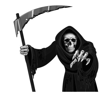 Halloween Grim Reaper Png Clipart Png All Png All