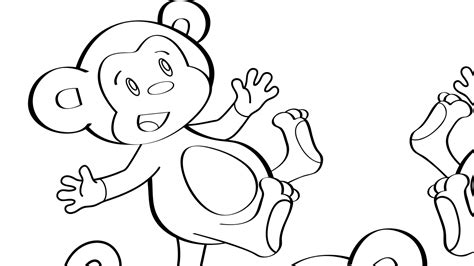 Five Little Monkeys Coloring Page Mother Goose Club