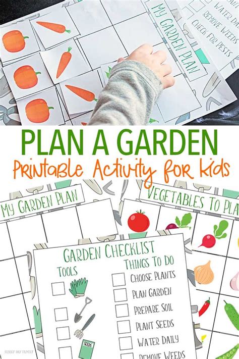 A Fun Way For Kids To Plan A Garden Free Printable Garden