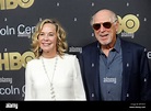 Jimmy Buffett and his wife Jane Slagsvol attending the Lincoln Center ...