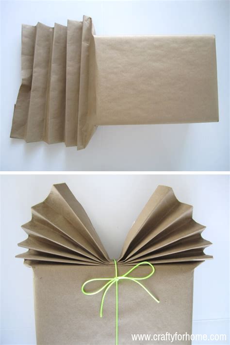 Gift wrapping ideas using brown paper. Brown Paper For Gift Wrapping Ideas | Crafty For Home