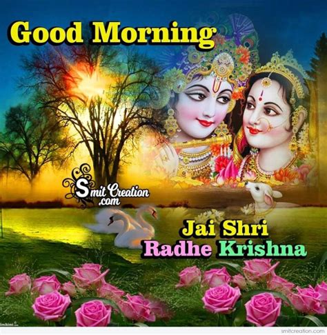 Good Morning Jai Shri Radha Krishna Image