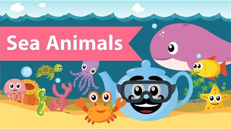 Kids Learning Learn Sea Animals Names Youtube