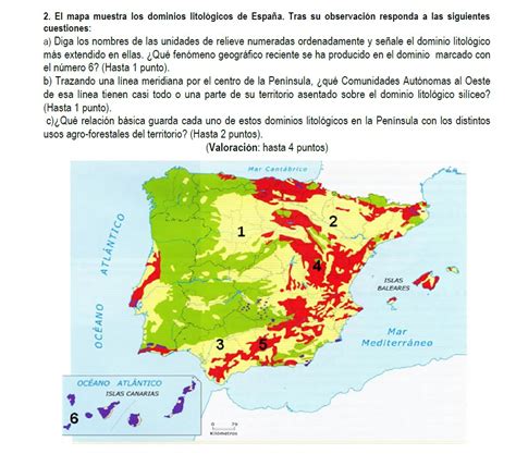 Lyceo Hispánico Ejercicio Práctico De Geografía De España Nº 3