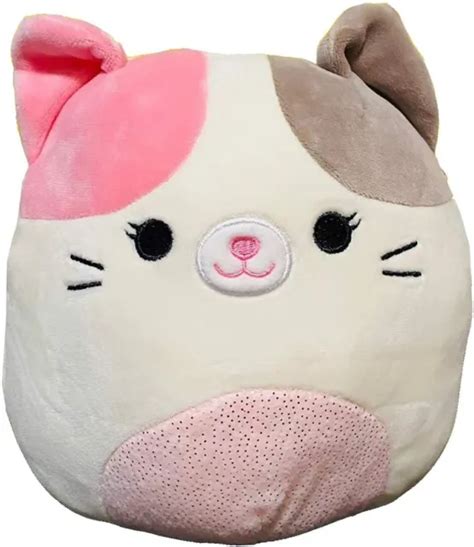 Squishmallow Karina The Cat Plush 2021 Kellytoy 8” Plush Pink White