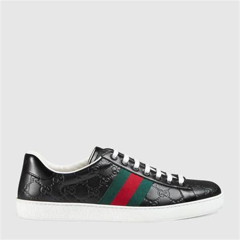 Gucci Ace Gucci Signature Low Top Sneaker Classic Sneakers Sneakers