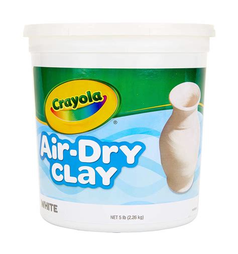 Amazon Lowest Price 2019 Crayola Air Dry Clay White 5 Pound