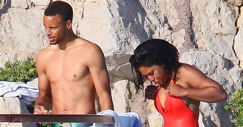 Ayesha And Stephen Curry In St Tropez July 2016 Pictures Popsugar