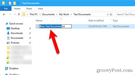 How To Quickly Create A New Blank Text File On Windows