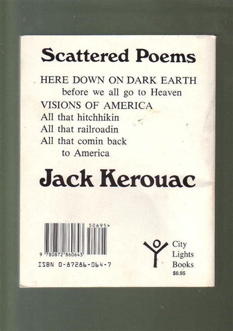 Scattered Poems By Jack Kerouac City Lights 1968 Vintage Etsy