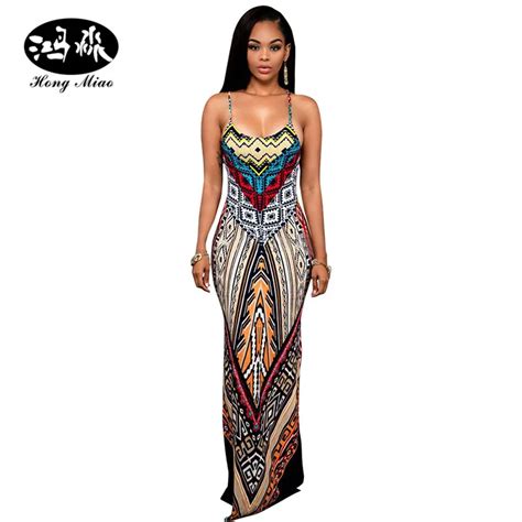 2017 Summer Dashiki Maxi Dress Plus Size Traditional African Print Long